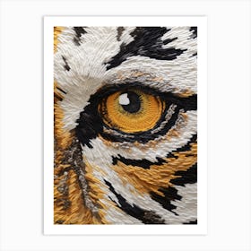 Tiger Eye Art Print