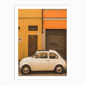 Fiat 500 In Florence Art Print