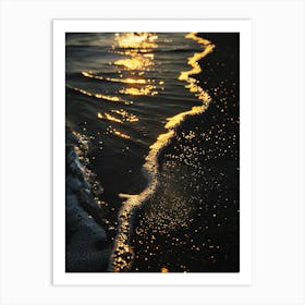 Sunset At The Beach 20 Art Print