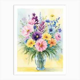 Flowers In A Vase 57 Art Print