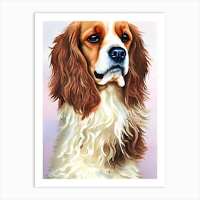 Cocker Spaniel Watercolour Dog Art Print