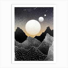A Starfield Sky Art Print