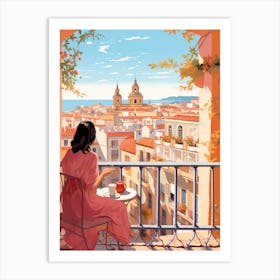 Valencia Spain 1 Illustration Art Print