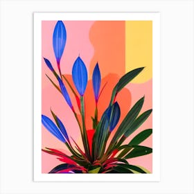 Candelabra Cactus Colourful Illustration Art Print