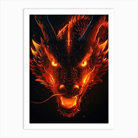 Dragon Head 2 Art Print