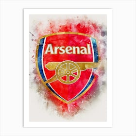 Arsenal Fc Painting Art Print