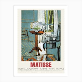 Matisse The Window Exhibition Flowers Art Print