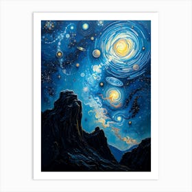 Starry Night 32 Art Print