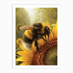 Bumblebee Storybook Illustration 11 Art Print