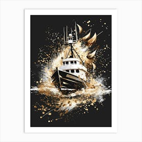 Fishing Boat Art Print