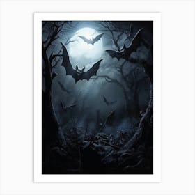 Bat Cave Realistic 2 Art Print