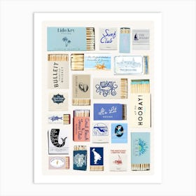 Matchboxes 3 Art Print