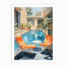 Summer Pool Delight 4 Art Print