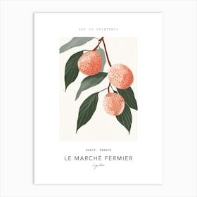 Lychee Le Marche Fermier Poster 3 Art Print