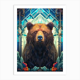 Bear In The Forest 5 Art Print