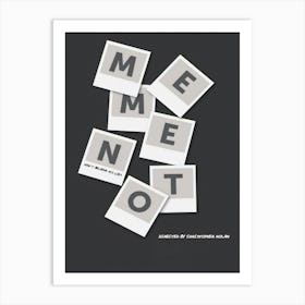 Memento Movie Art Print