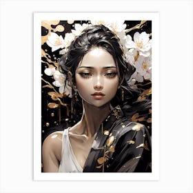 Asian Girl 4 Art Print