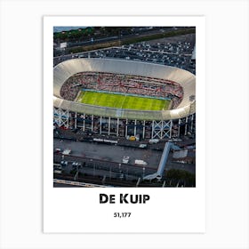 De Kuip, Football, Stadium, Soccer, Art, Wall Print Art Print