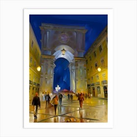 Rua Augusta Arch, Lisbon Art Print