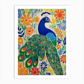 Peacock Style unemployment Art Print