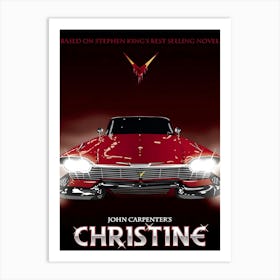 Christine 1983 Classic Horror Movie Art Print