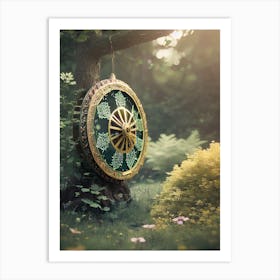 Fairy Wheel In The Forest 3 Art Print