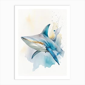 Nurse Shark 2 Watercolour Art Print