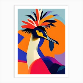 Emu Pop Matisse Bird Art Print