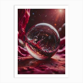 Crimson Reverie Art Print