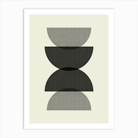 Circles in balance 5 Art Print