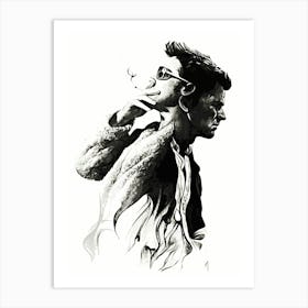 fight club movie Art Print