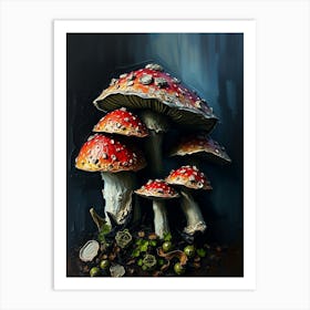 Mushroom Painting 2 Art Print