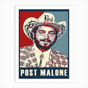 Post Malone Art Print