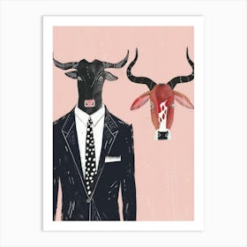 Bulls And Bullfighters Art Print