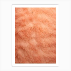 Peach Fuzz Texture 1 Art Print