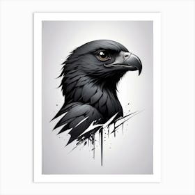 Eagle Head Art Print