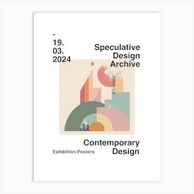 Speculative Design Archive Abstract Poster 03 Art Print