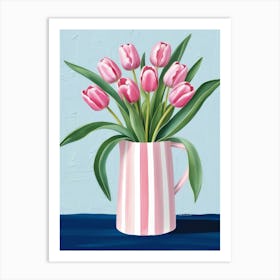 Pink Tulips Art Print