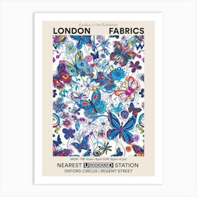 Poster Aster Amaze London Fabrics Floral Pattern 4 Art Print