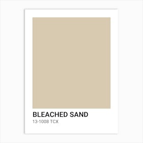 Bleached Sand Art Print