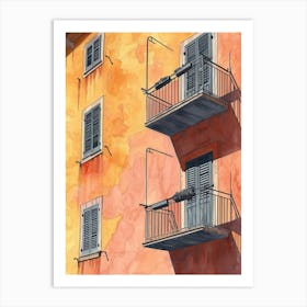 Bologna Europe Travel Architecture 1 Art Print