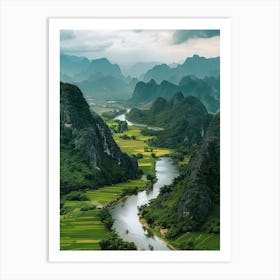 Landscape Of Vietnam Art Print