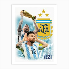 Lionel Messi Argentina 16 Art Print