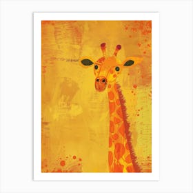 Giraffe Canvas Art 8 Art Print