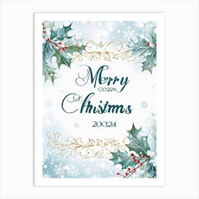 Merry Christmas Art Print