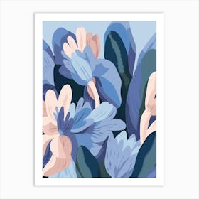 Watercolor Flowers 56 Art Print