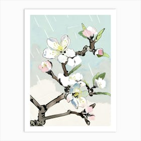 Almond Blossom, Vincent Art Print