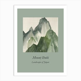 Landscapes Of Japan Mount Ibuki 89 Art Print