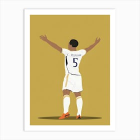 Jude Bellingham Inspired Soccer Art Print