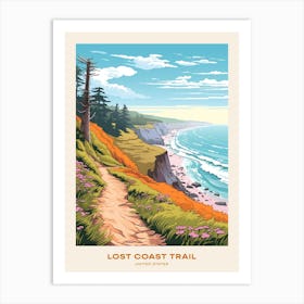 Lost Coast Trail Usa 2 Hike Poster Art Print